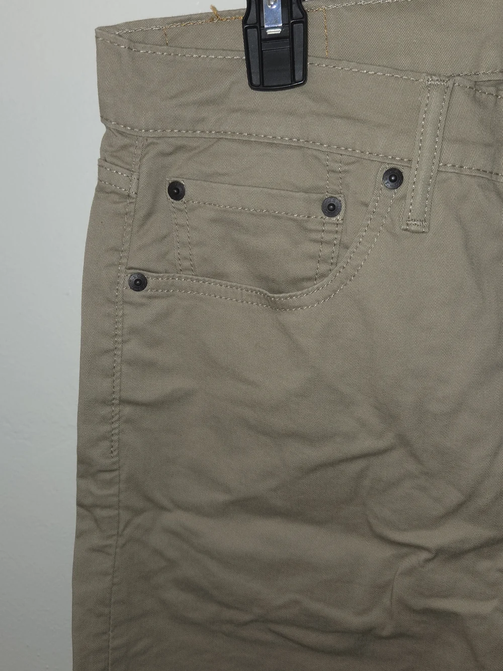 Classic Levi's Khaki Straight-Leg Pants